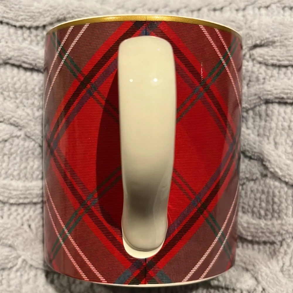 Williams Sonoma Tartan Plaid Mug